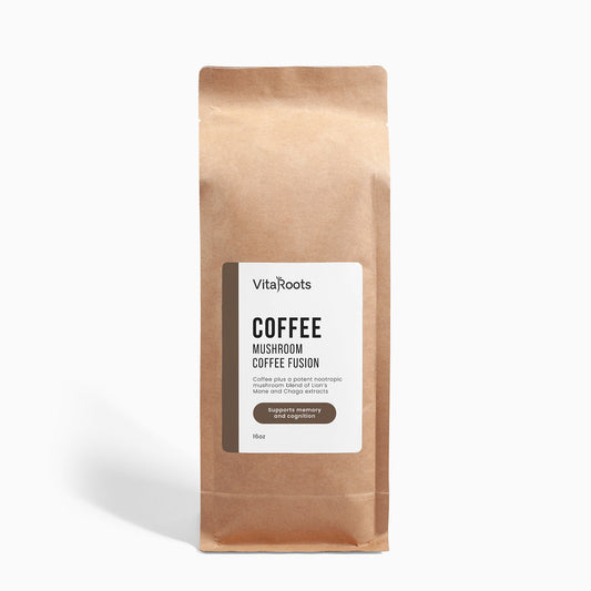 Mushroom Coffee Fusion - Lion’s Mane & Chaga 16oz